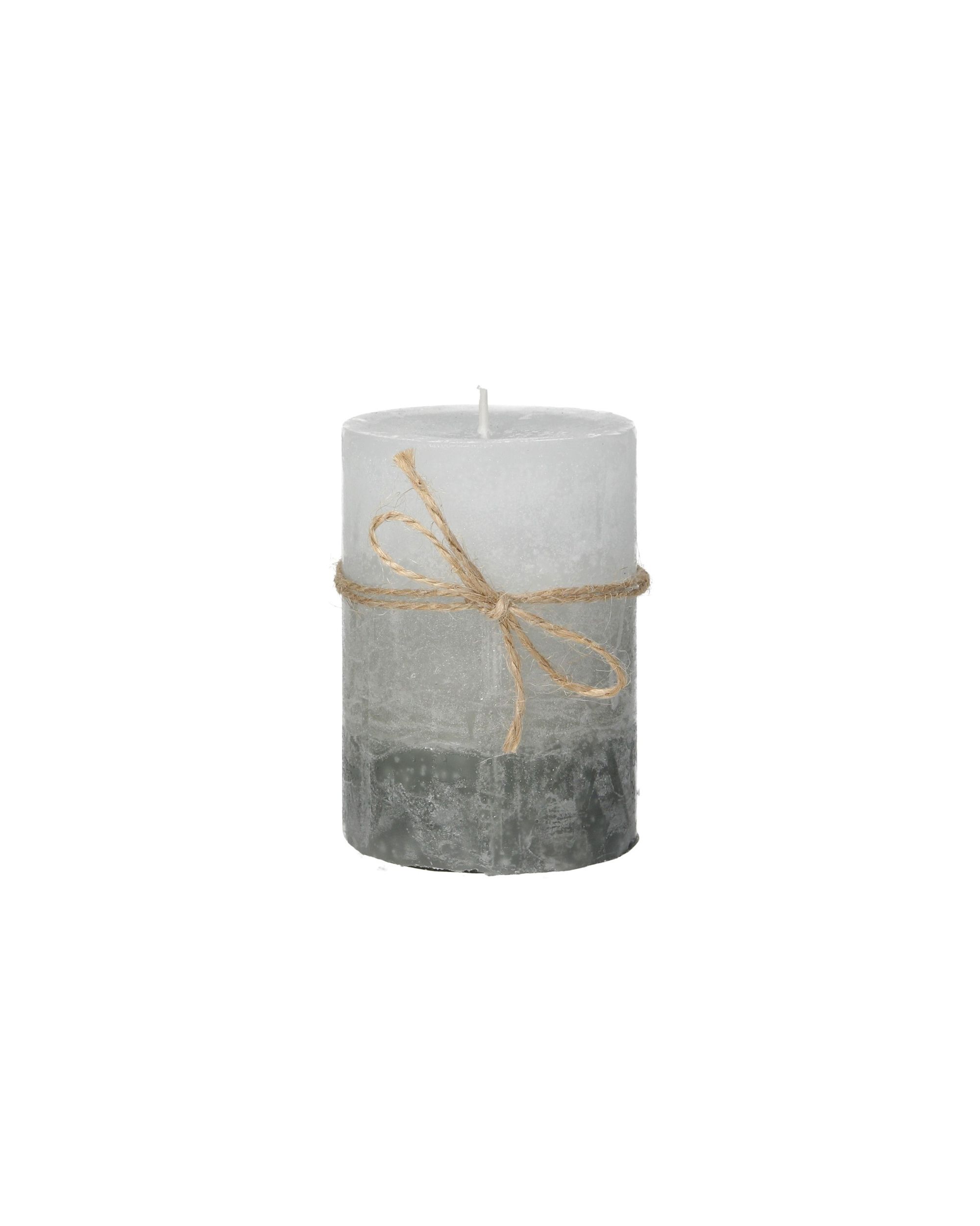 Bougie Silvia 10cm grey (hover)