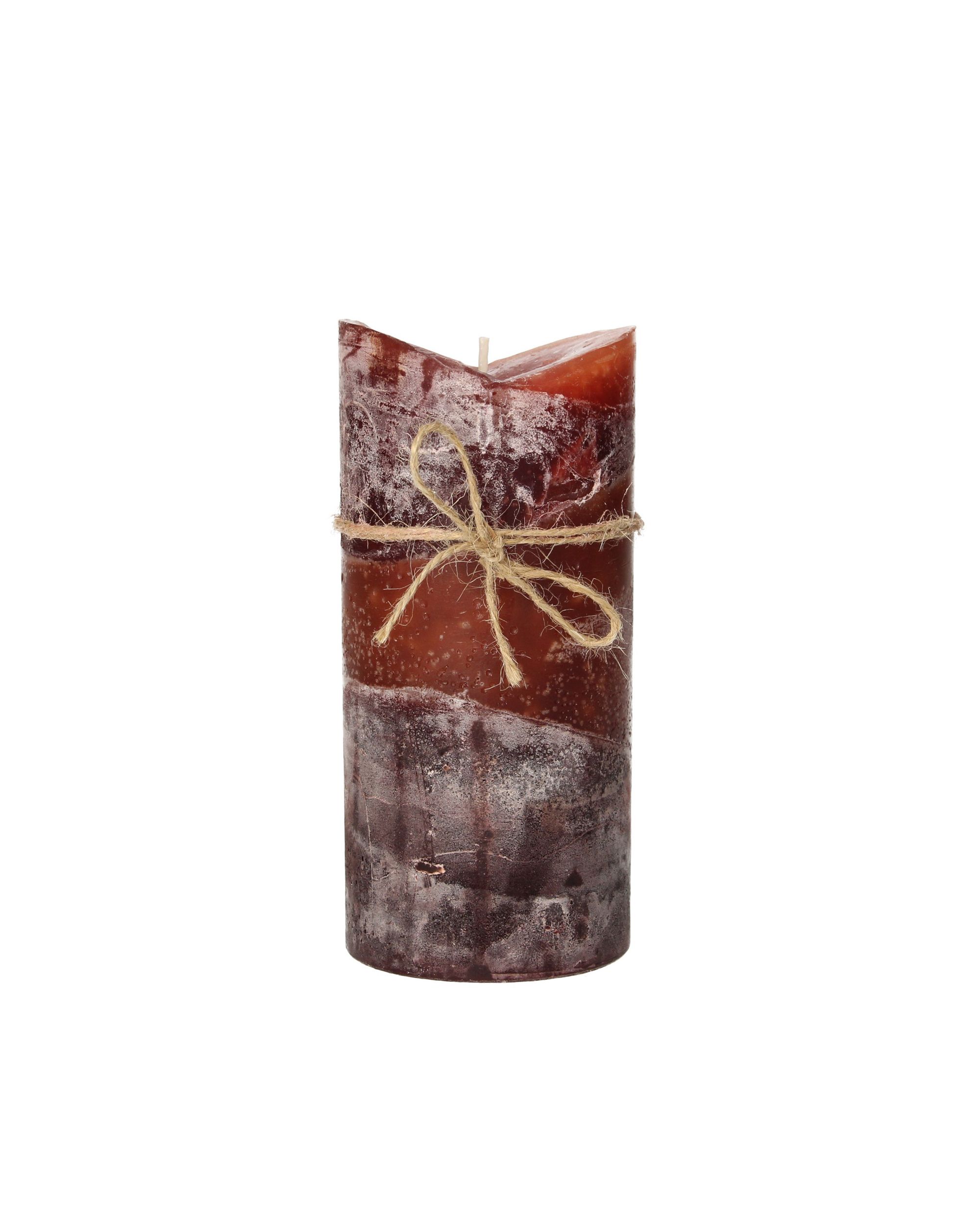 Bougie Dorotea 15cm burgund (hover)