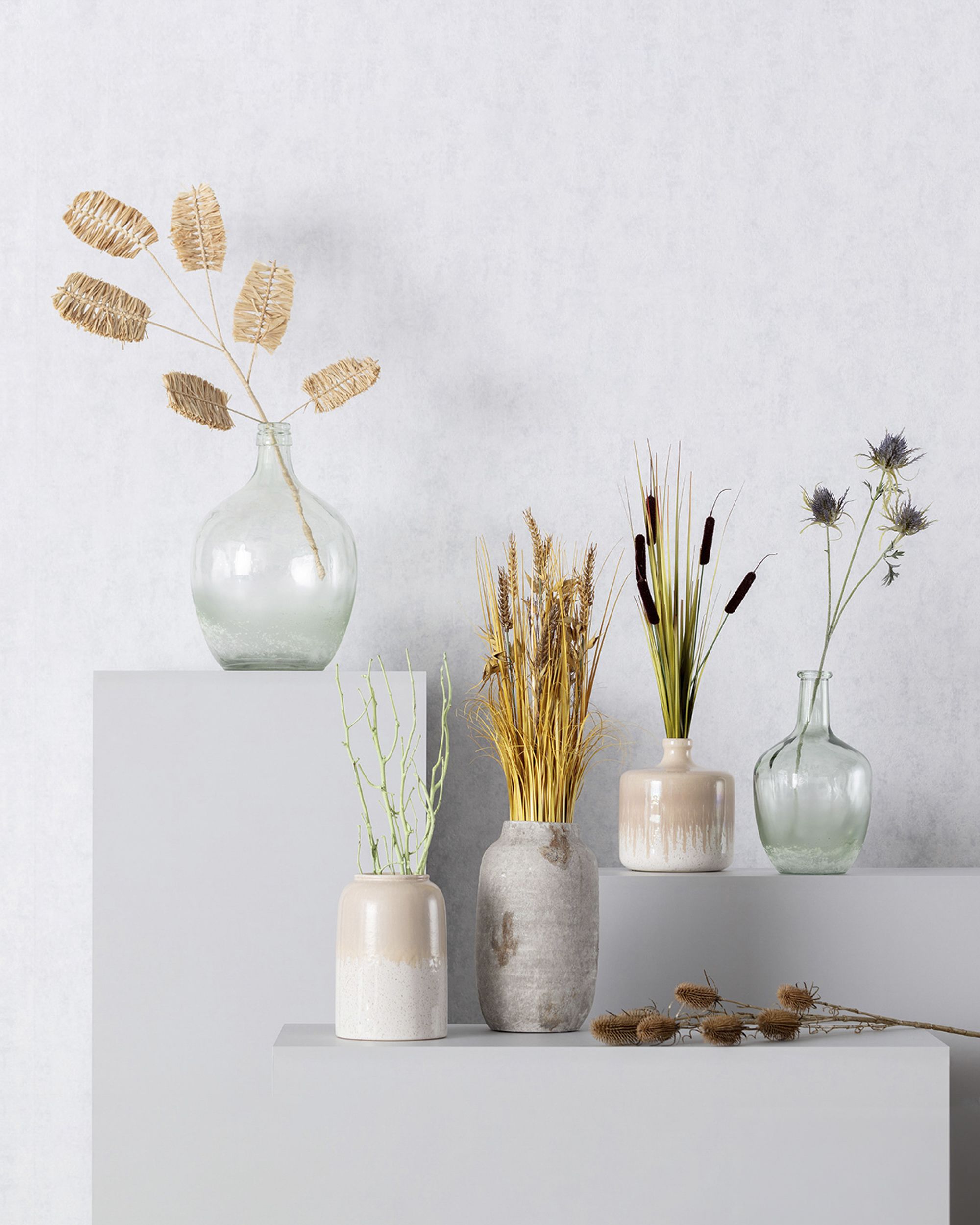 Branche de noisetier 50cm light green (hover)