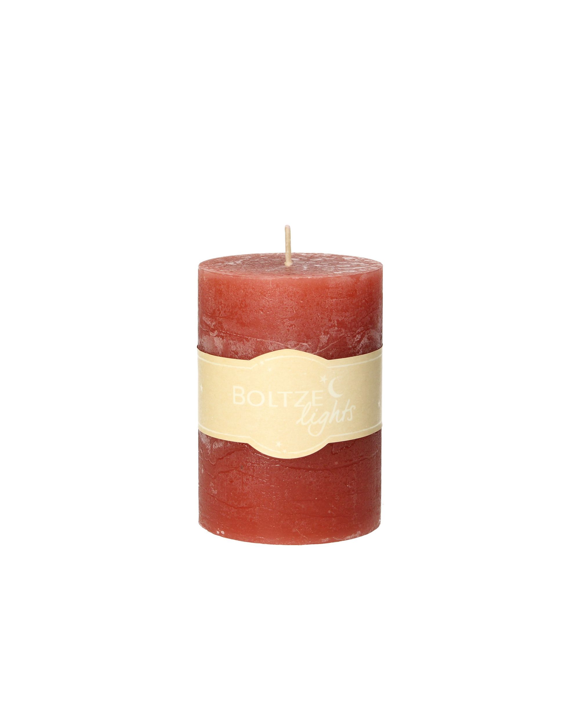 Bougie Lea 10cm red orange (hover)