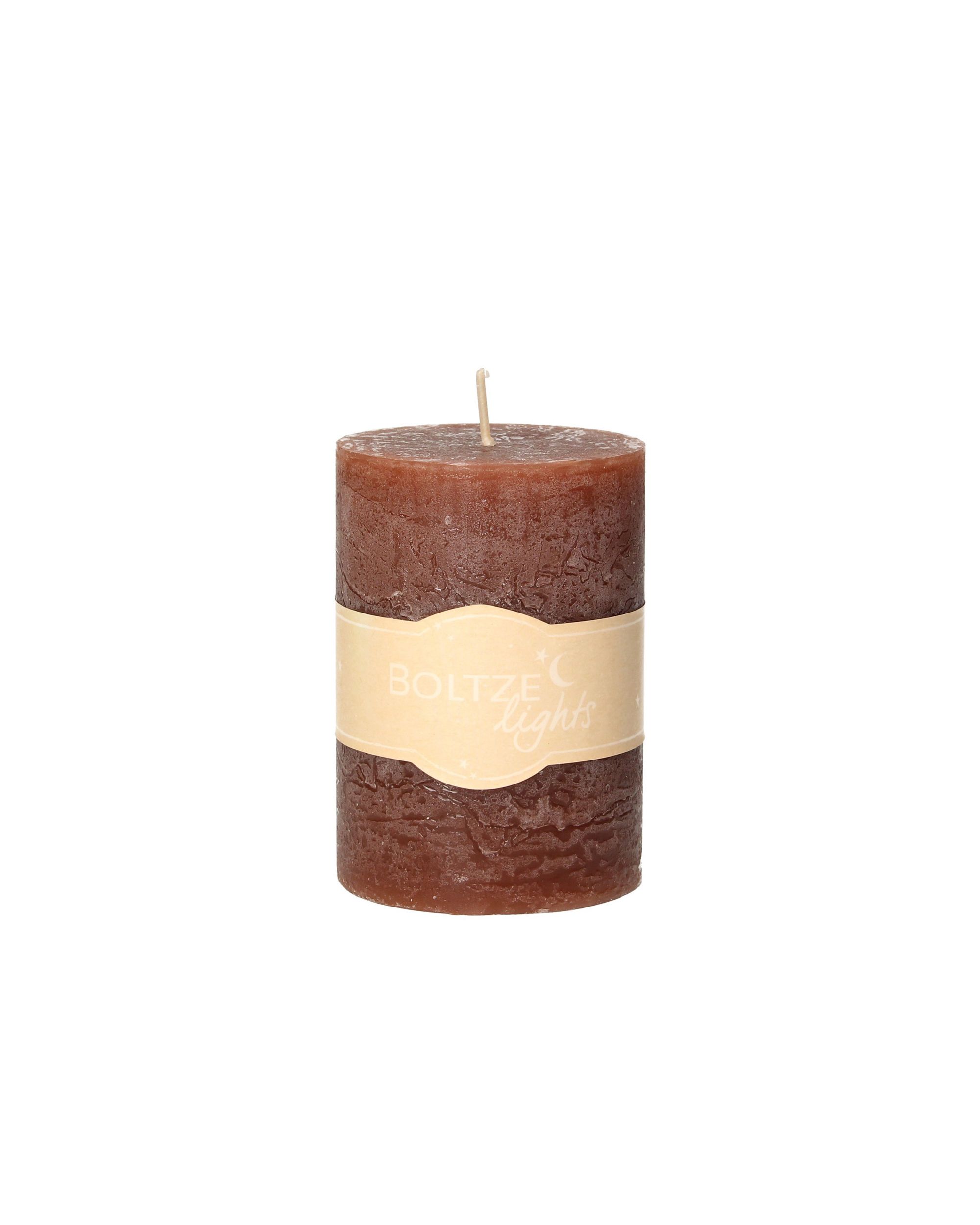 Bougie Lea 10cm brown (hover)