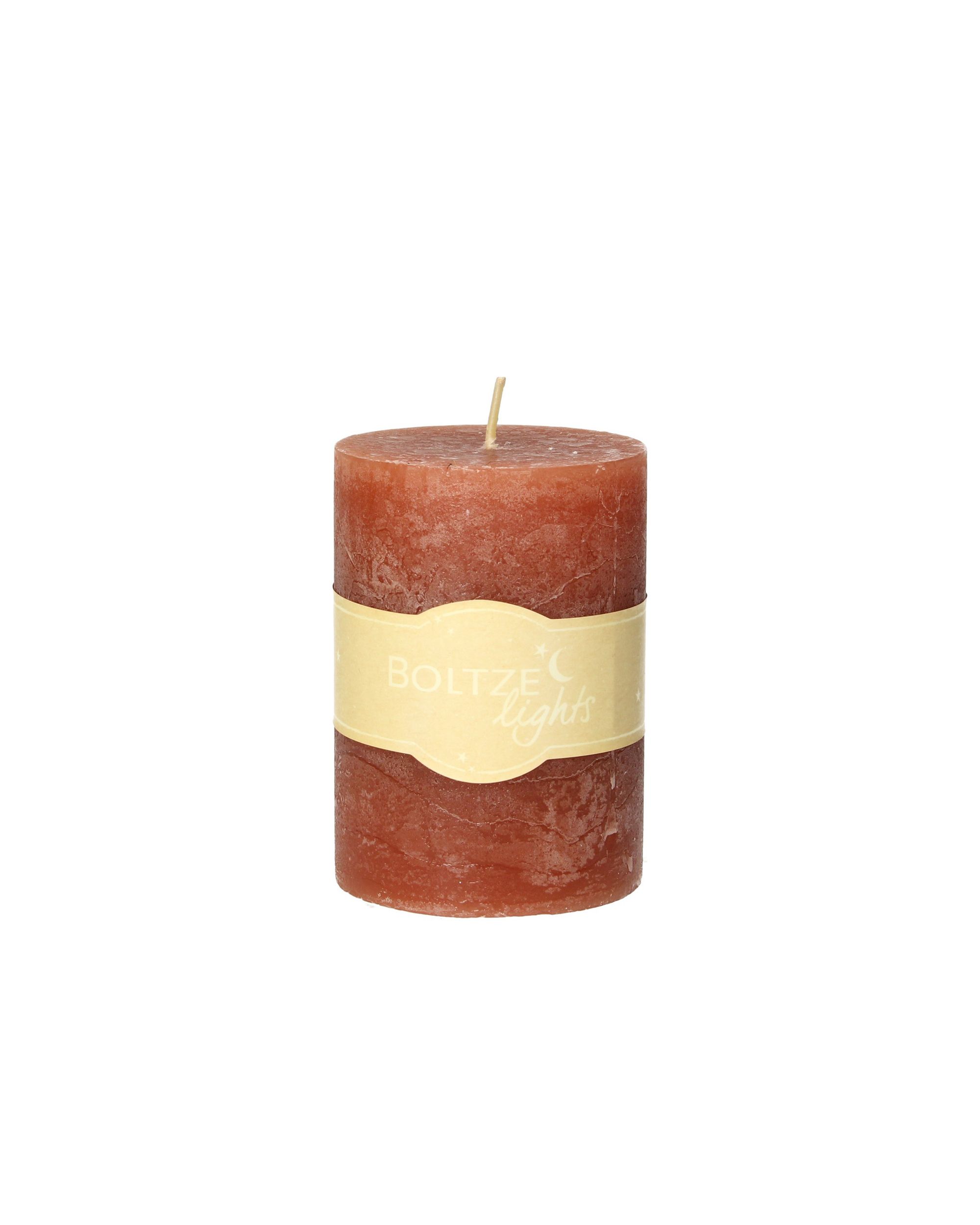 Bougie Lea 10cm orange (hover)