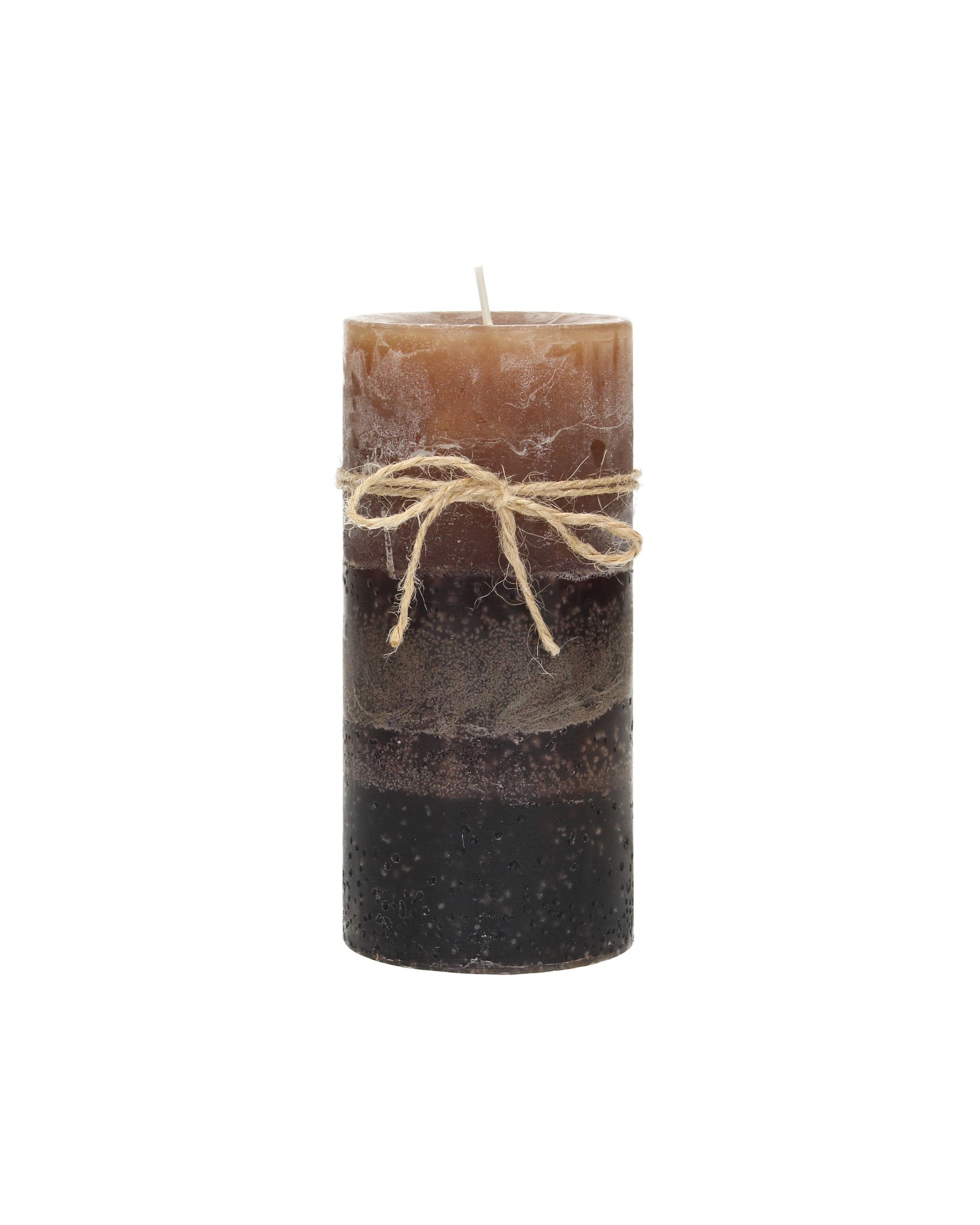 Bougie Silvia 14cm dark brown (hover)