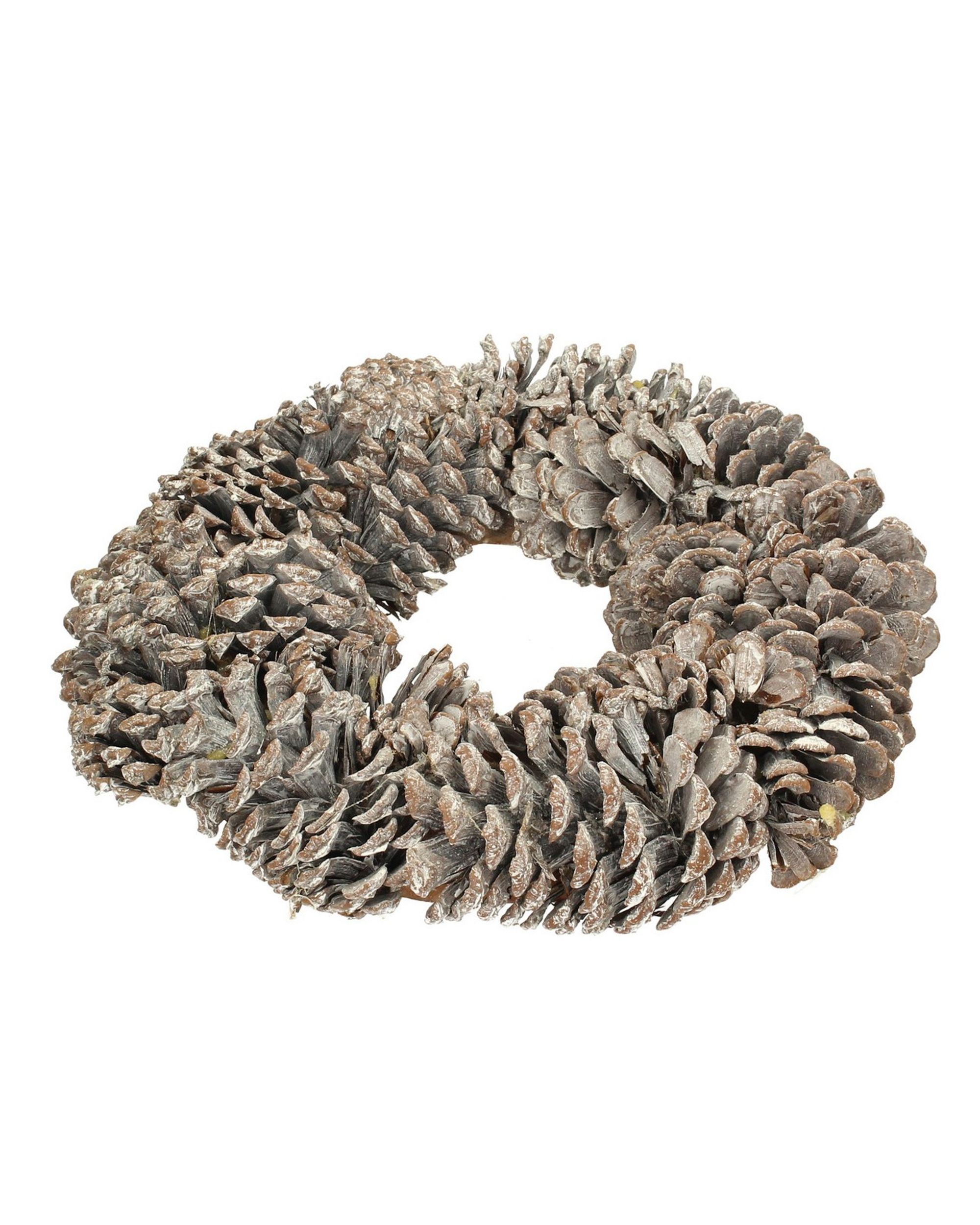 Couronne de porte Winter Cone ⌀30cm natural (hover)