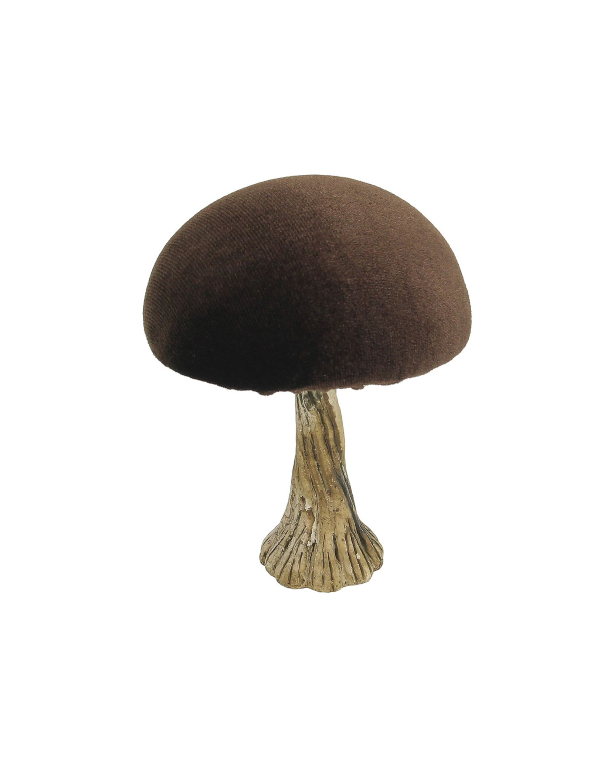 Décoration Velvet Mushroom 10 cm brown (hover)