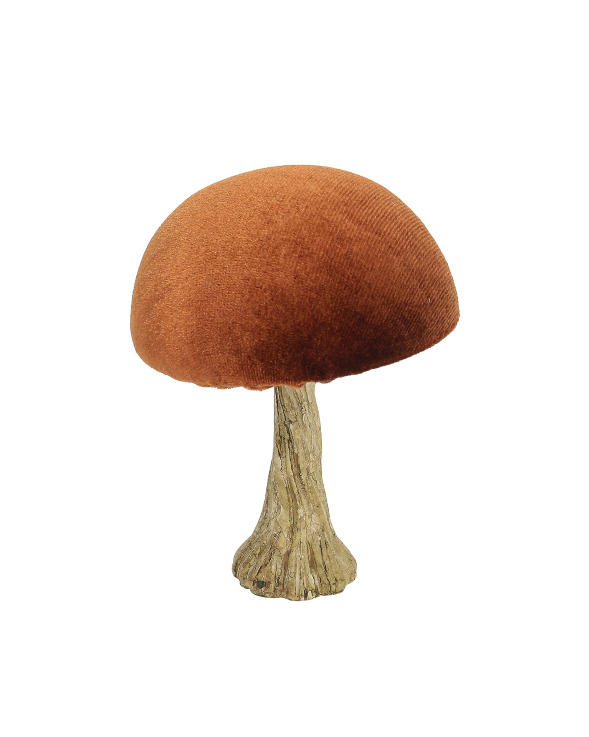 Décoration Velvet Mushroom 10 cm orange (hover)