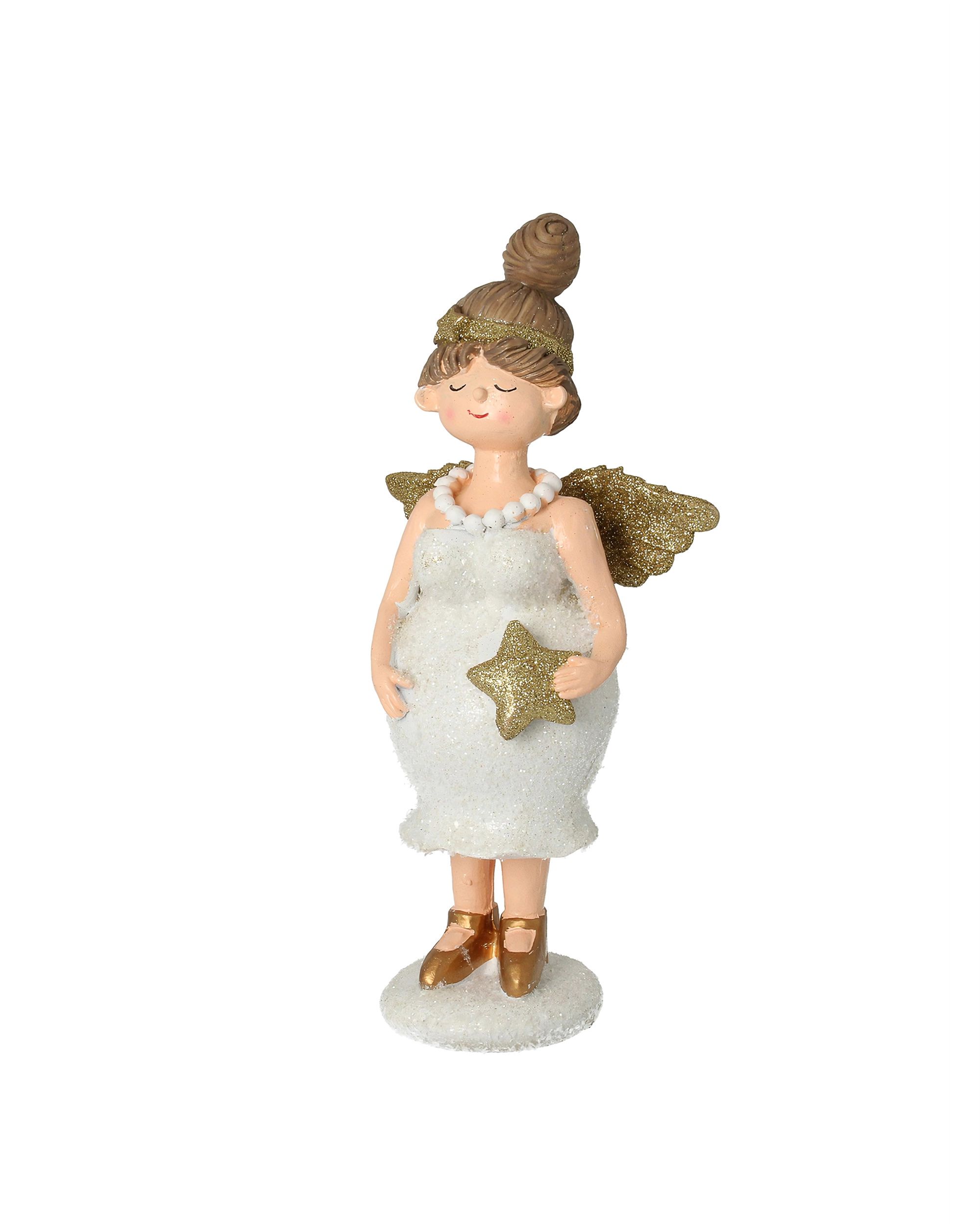 Figurine Angel Star 30 cm gold