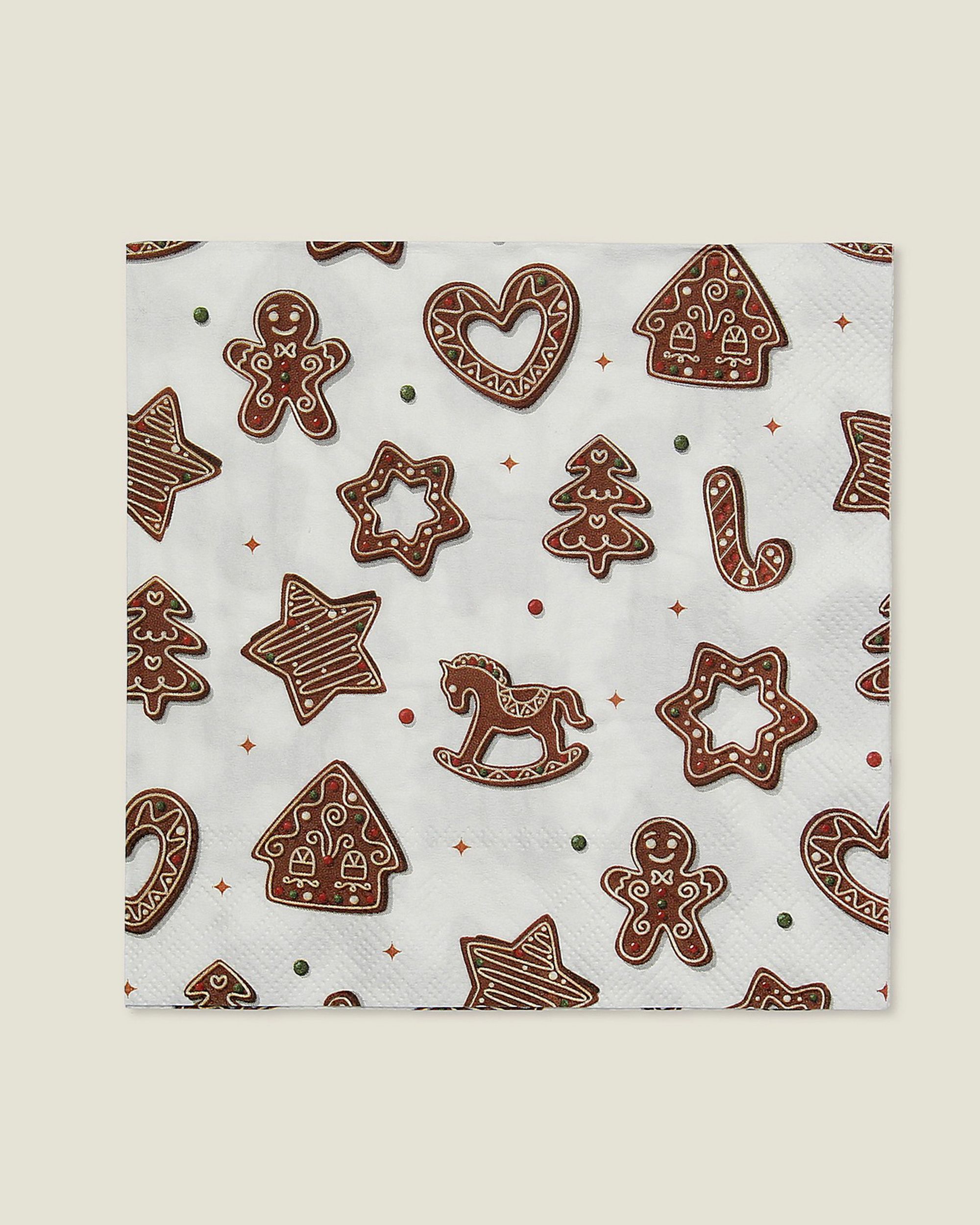 Serviettes de Noël Cookie II 20 szt.