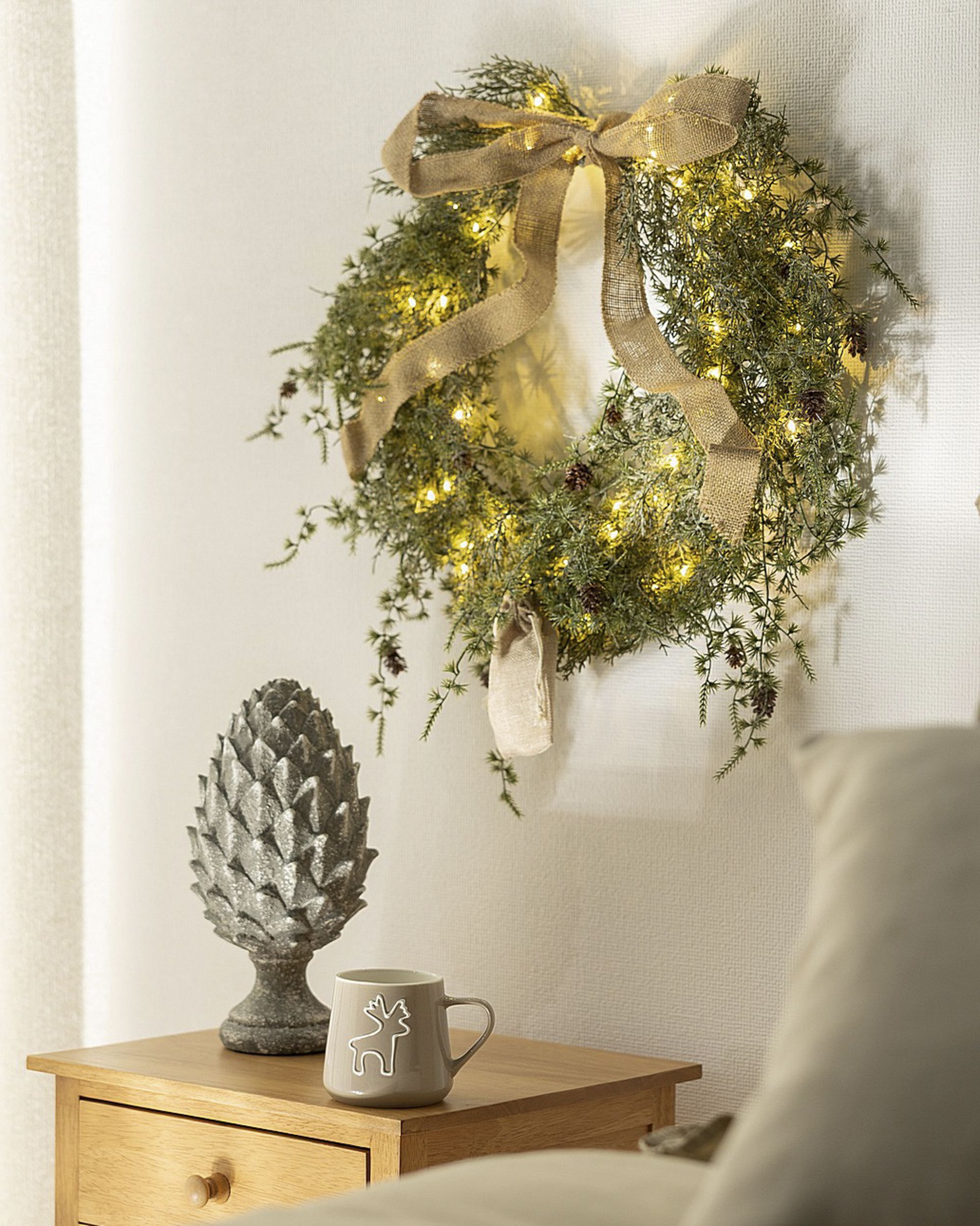 Guirlande de Noël LED Forest Charm 50 cm (hover)