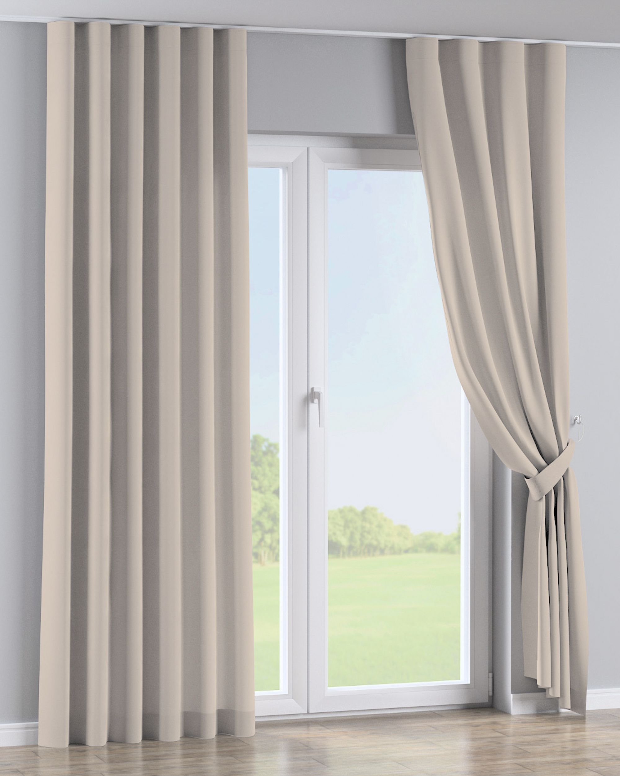 Rideau sur le ruban wave couleur beige (hover)