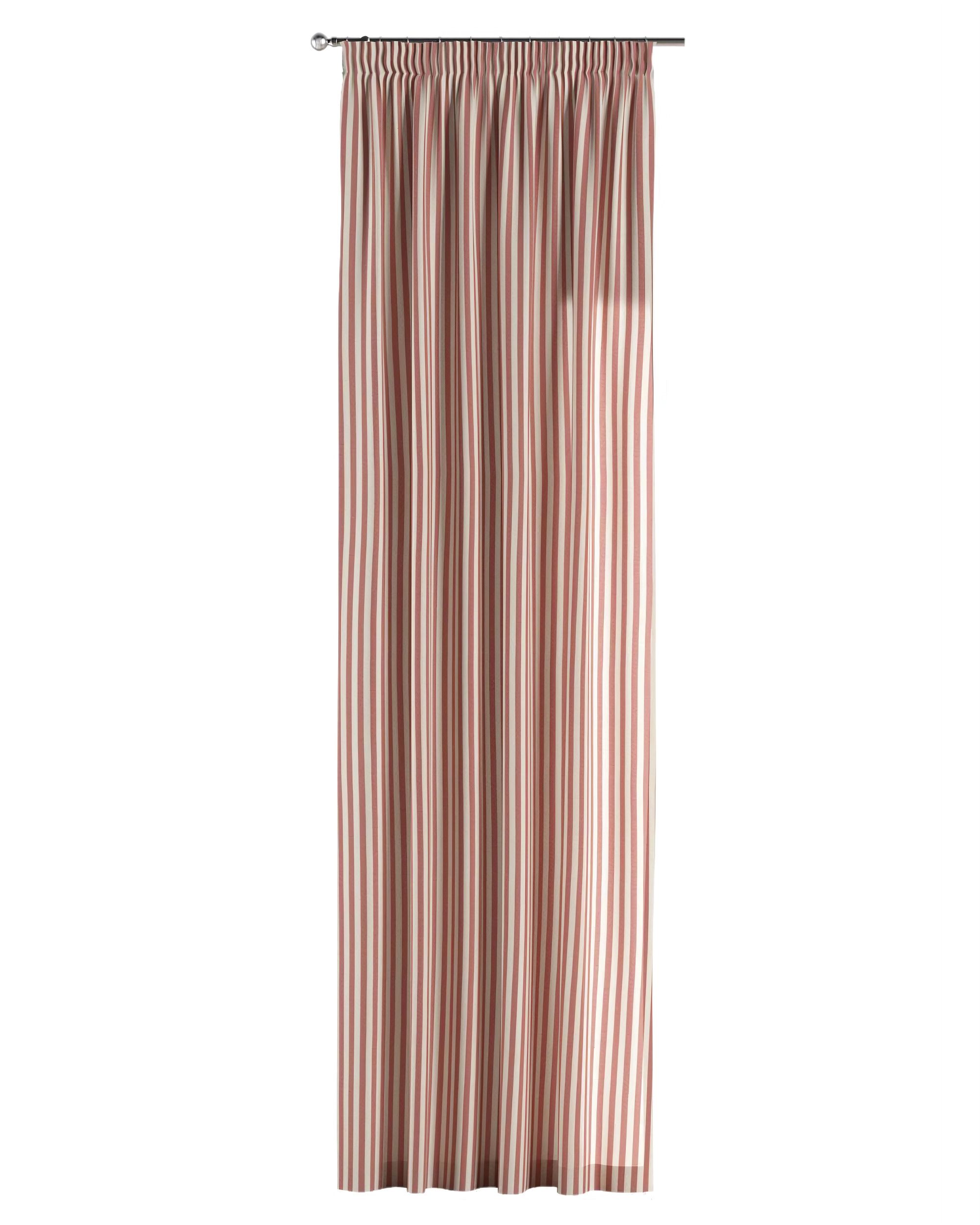 Rideau sur un ruban fronceur 1 pièce couleur rouge tissu à motifs