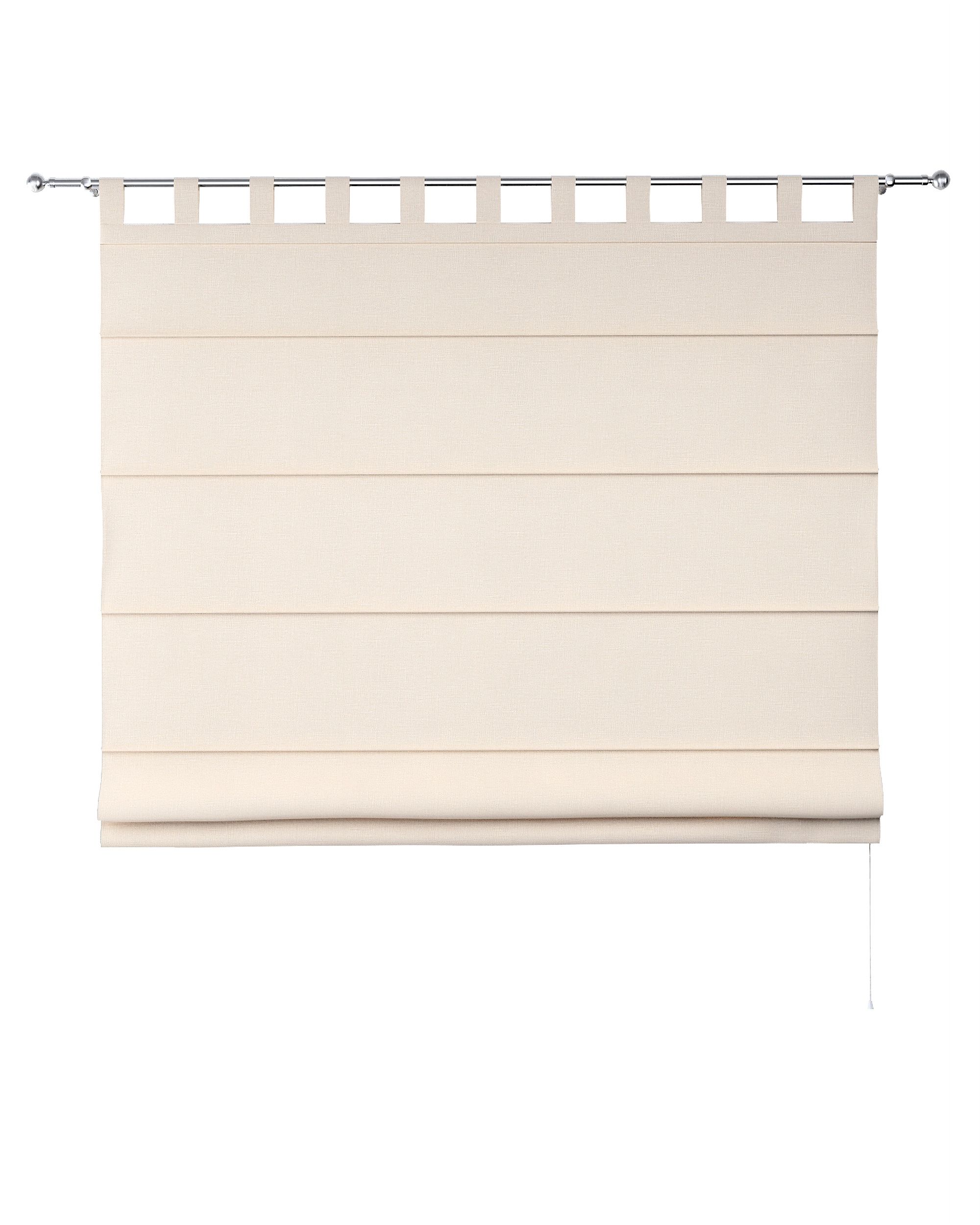 Store romain Verona couleur beige tissu tresse (hover)