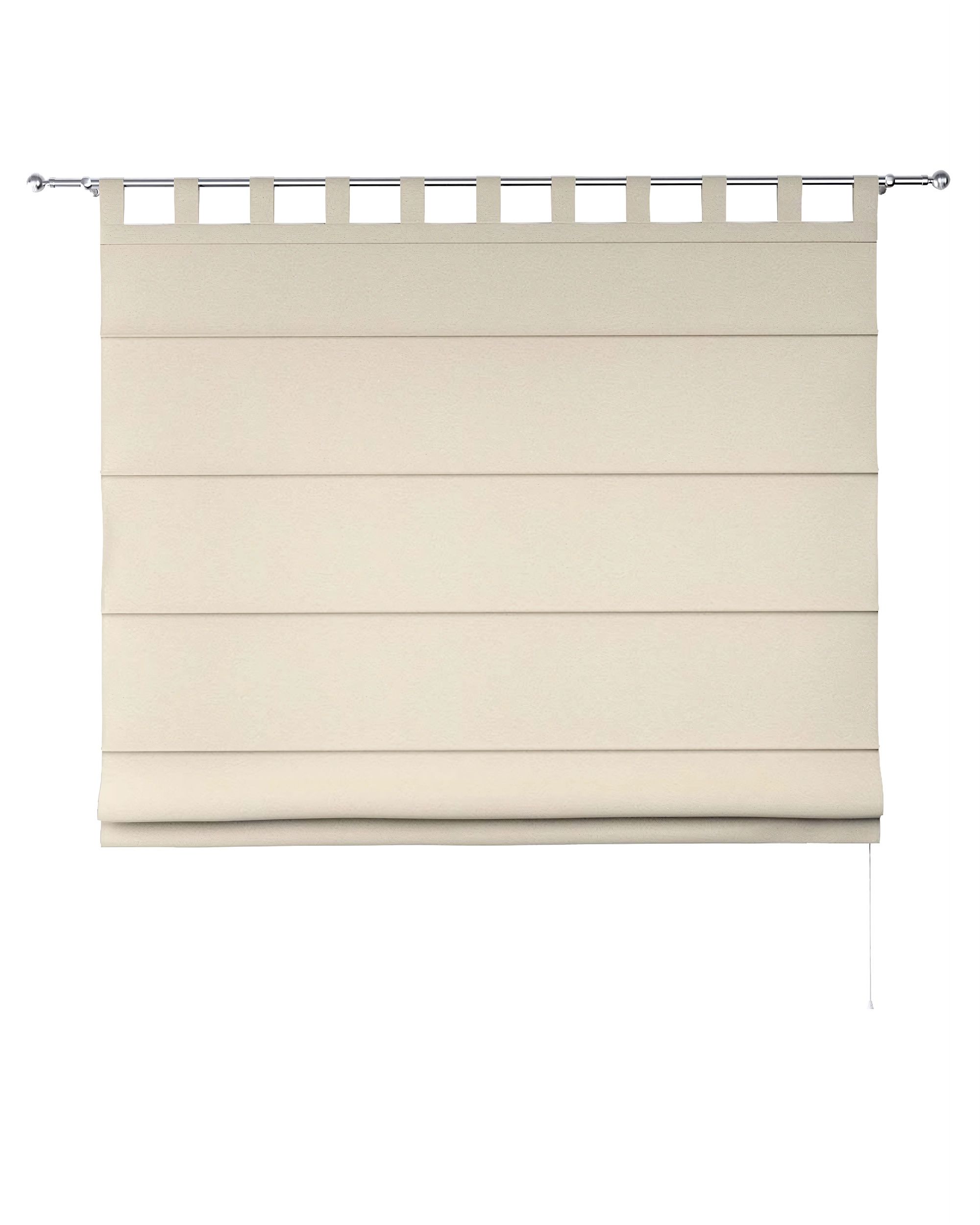 Store romain Verona couleur beige tissu tresse (hover)