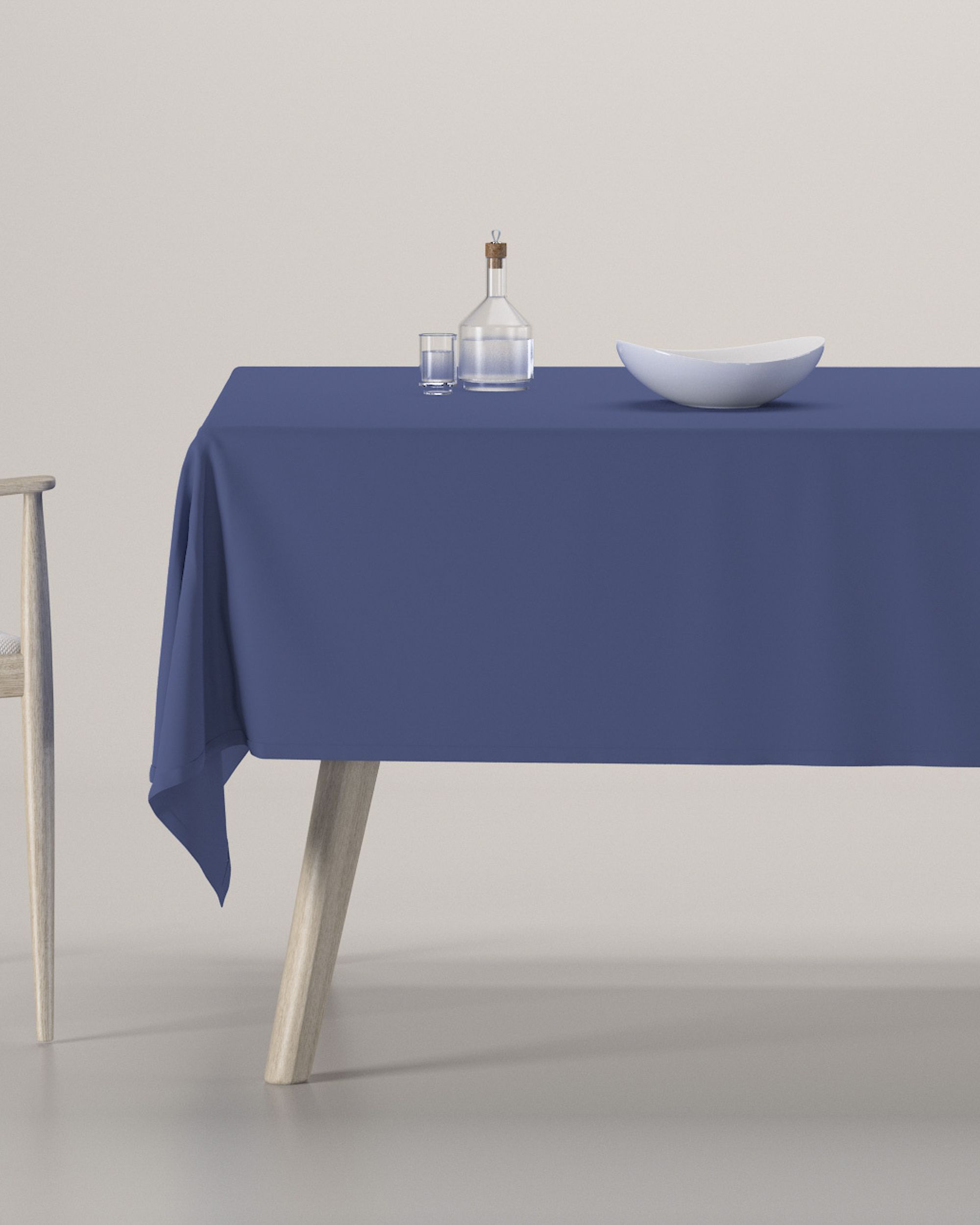 Nappe rectangulaire couleur bleu marine