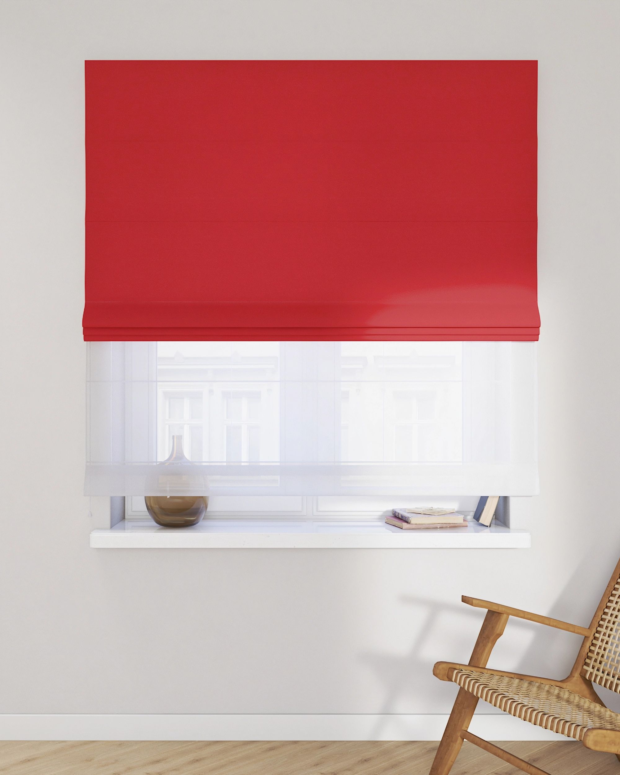 Store romain Duo couleur rouge (hover)