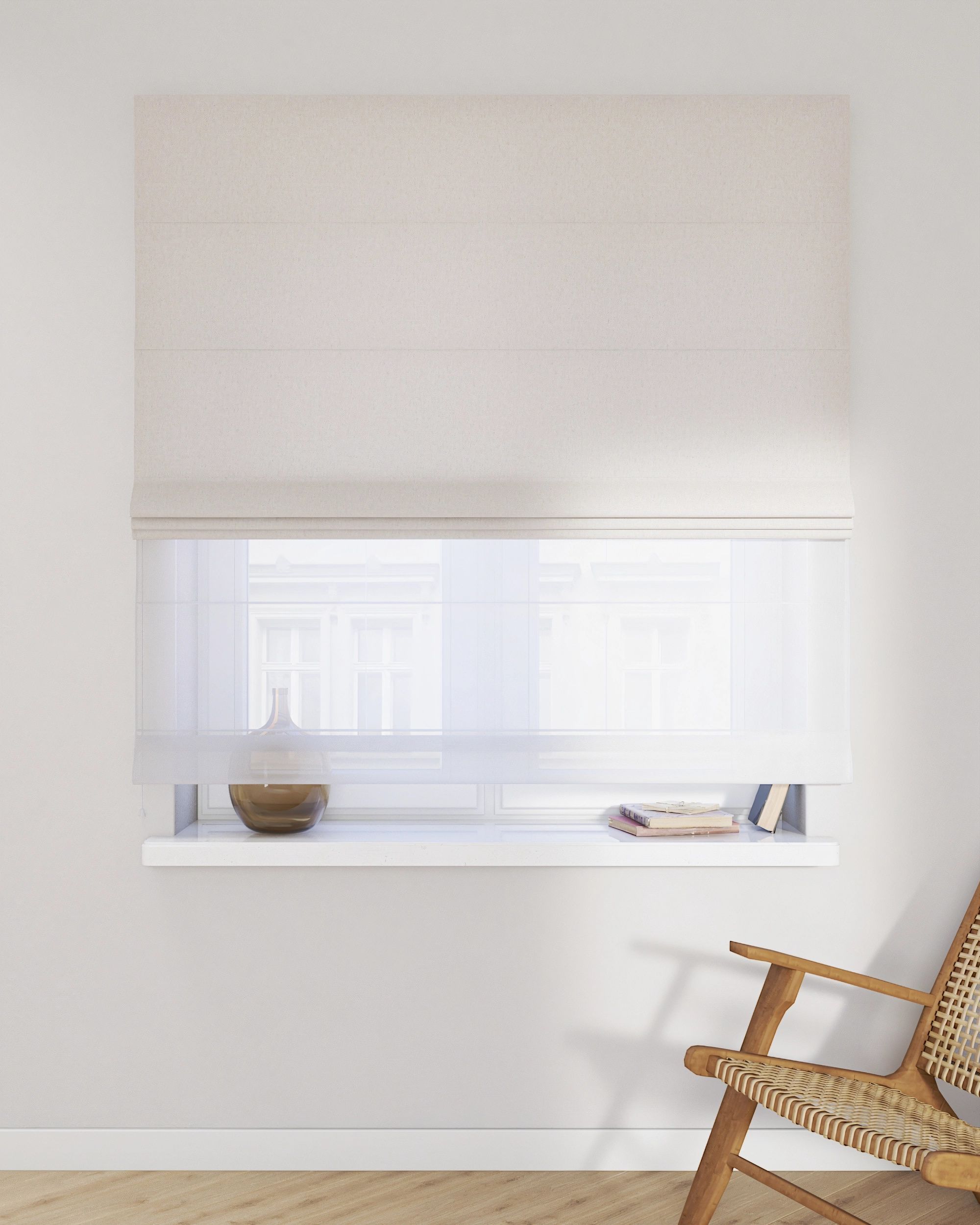 Store romain Duo couleur beige (hover)