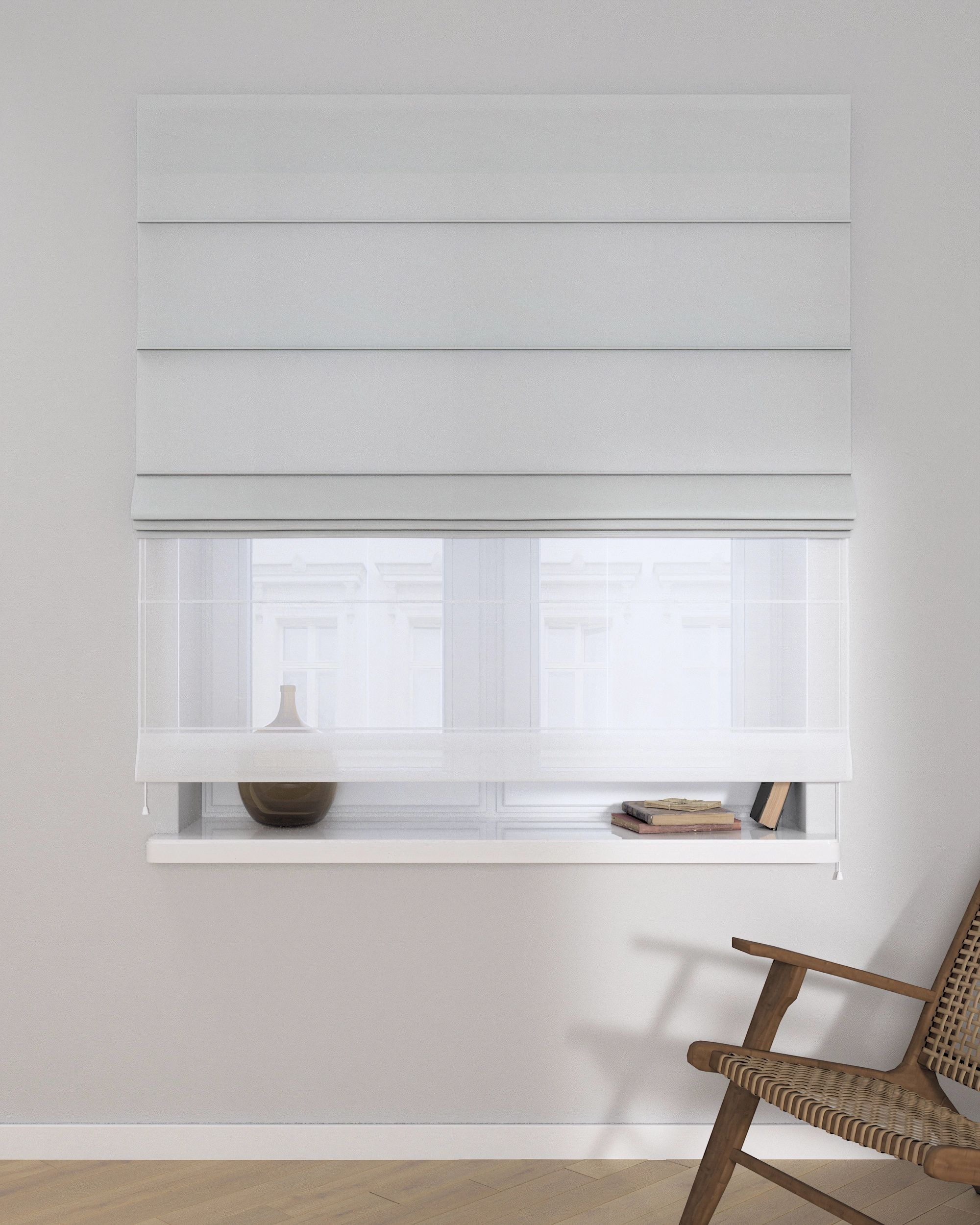 Store romain Duo couleur gris (hover)