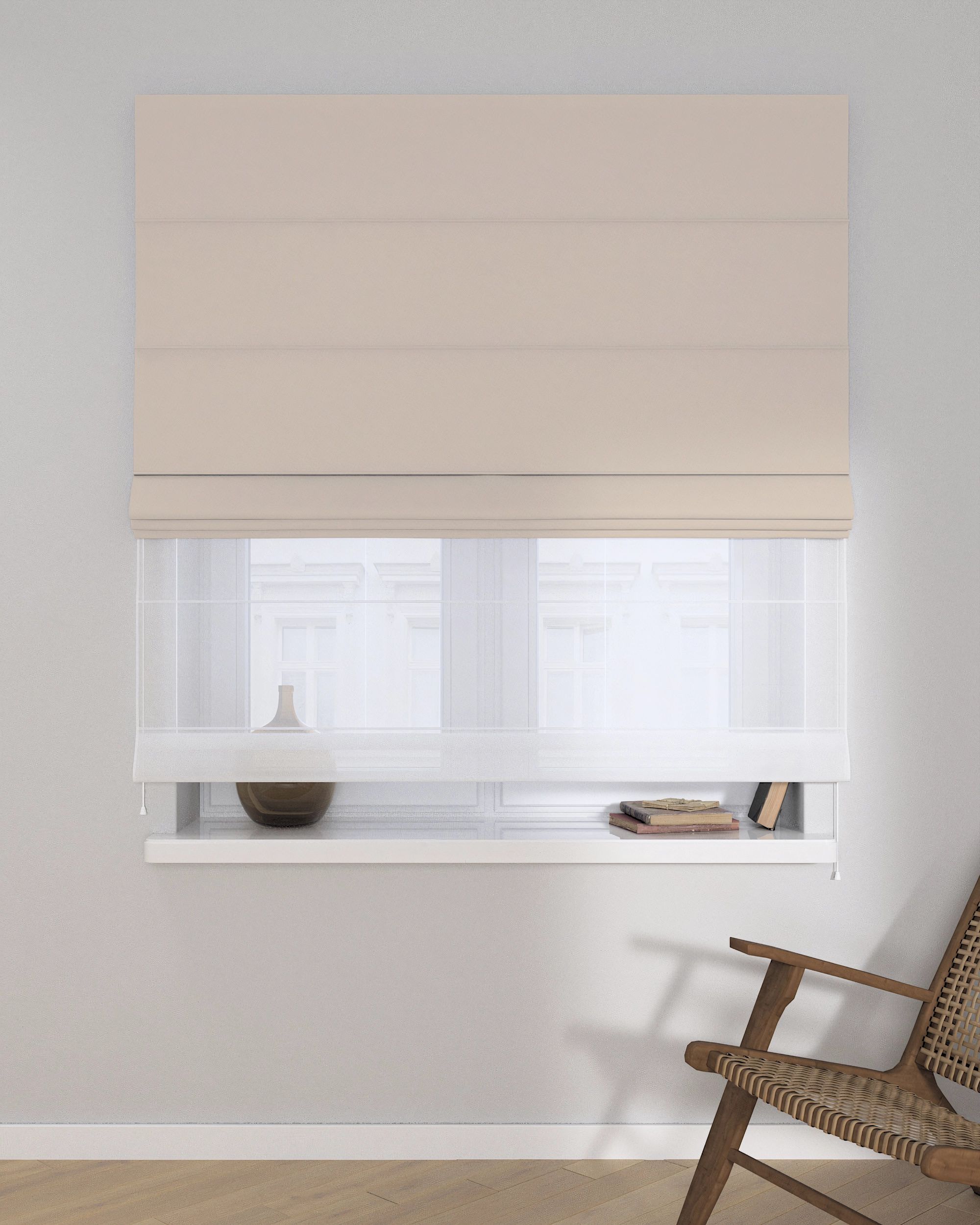 Store romain Duo couleur beige (hover)