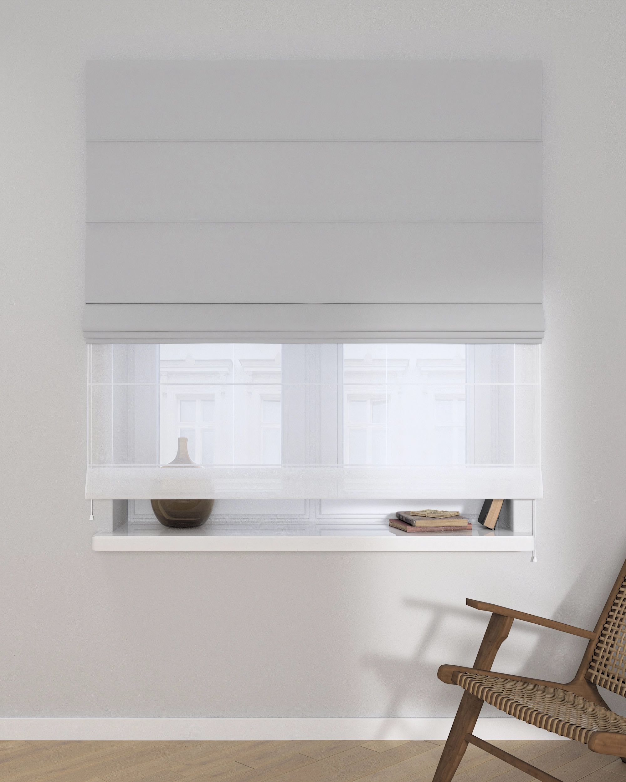 Store romain Duo couleur gris (hover)