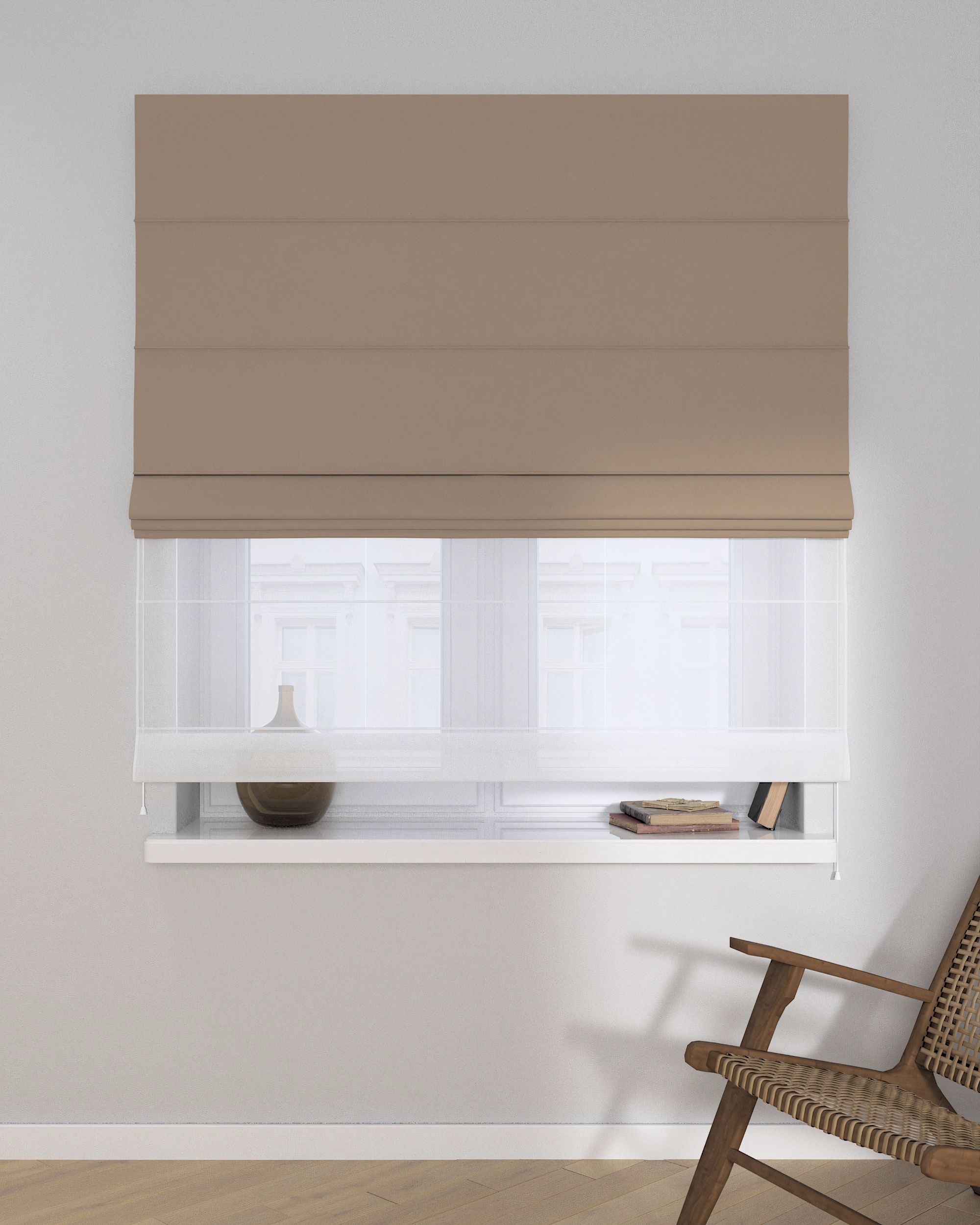 Store romain Duo couleur beige (hover)