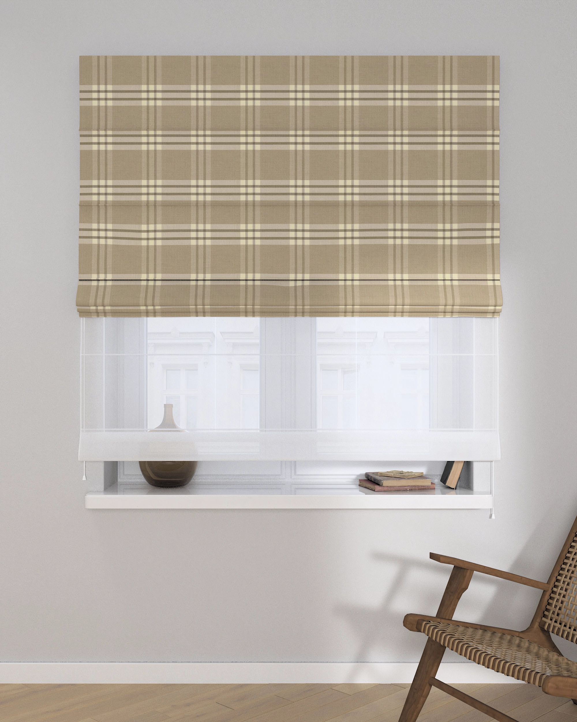 Store romain Duo couleur beige (hover)