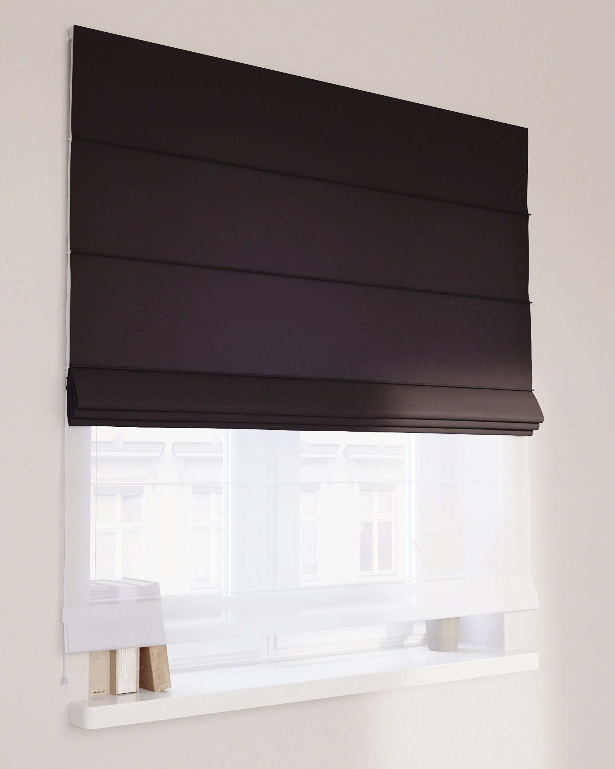 Store romain Duo couleur gris