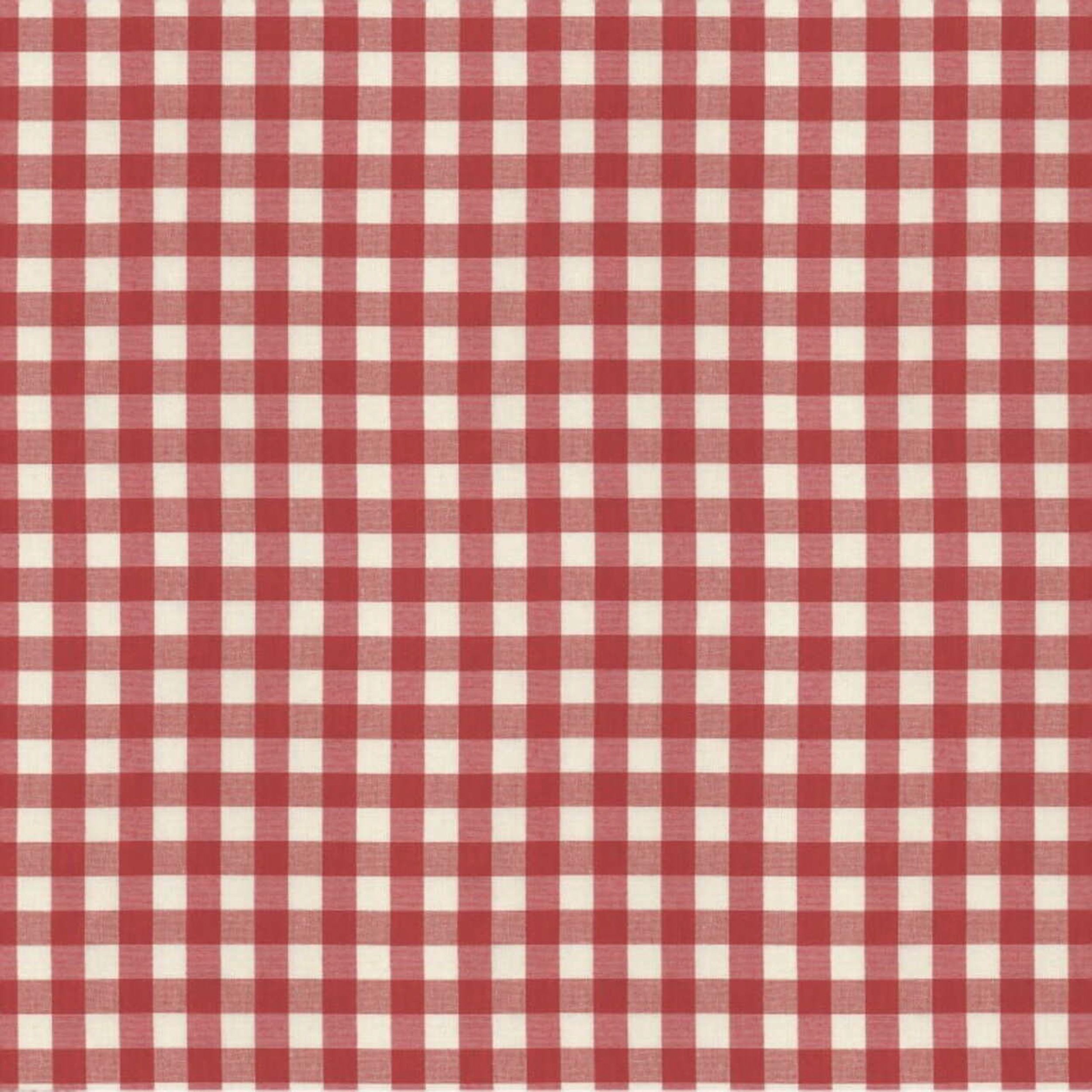 Quadro 136-16 carreaux rouge et blanc (1,5x1,5cm)