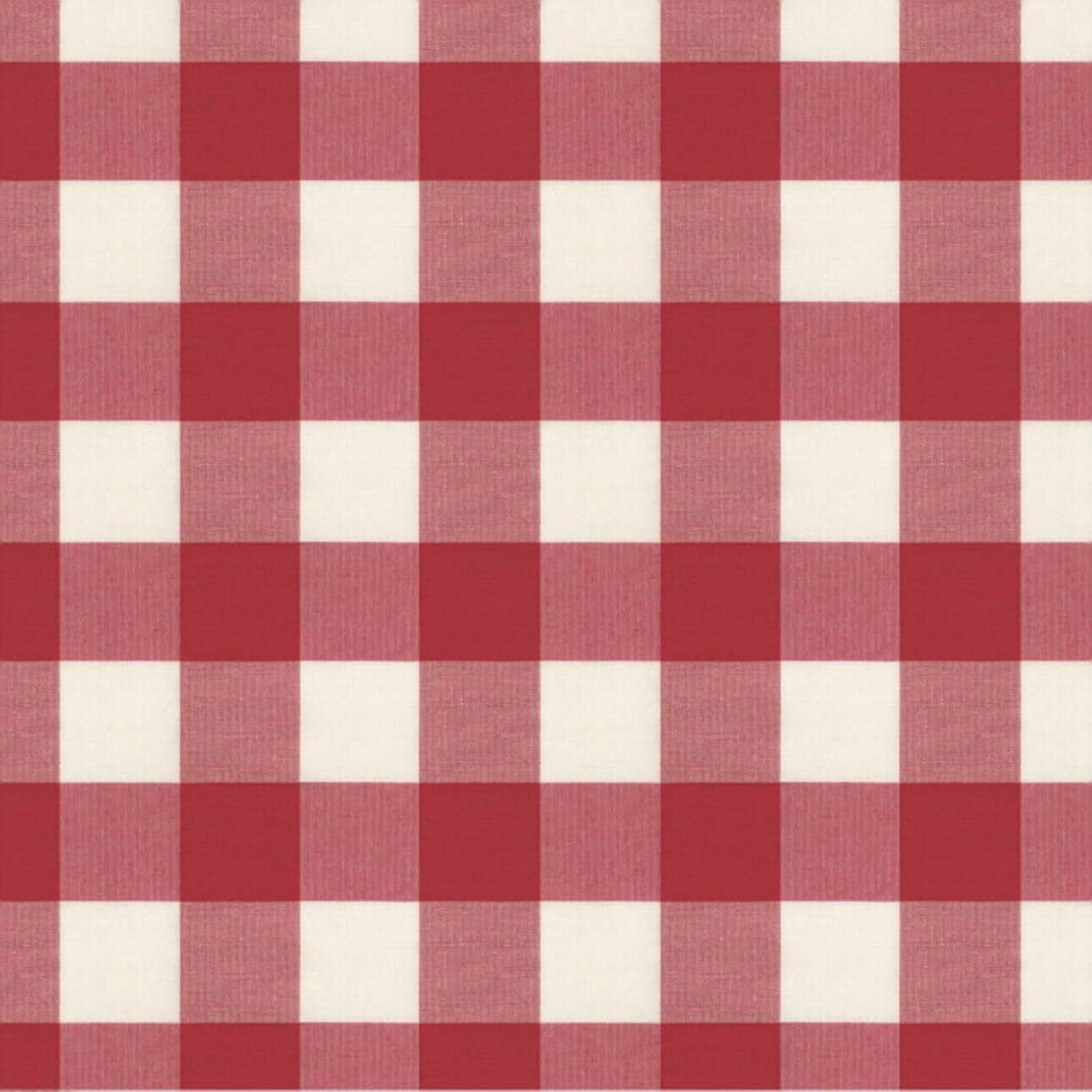 Quadro 136-18 grands carreaux rouge et blanc (5,5x5,5cm)