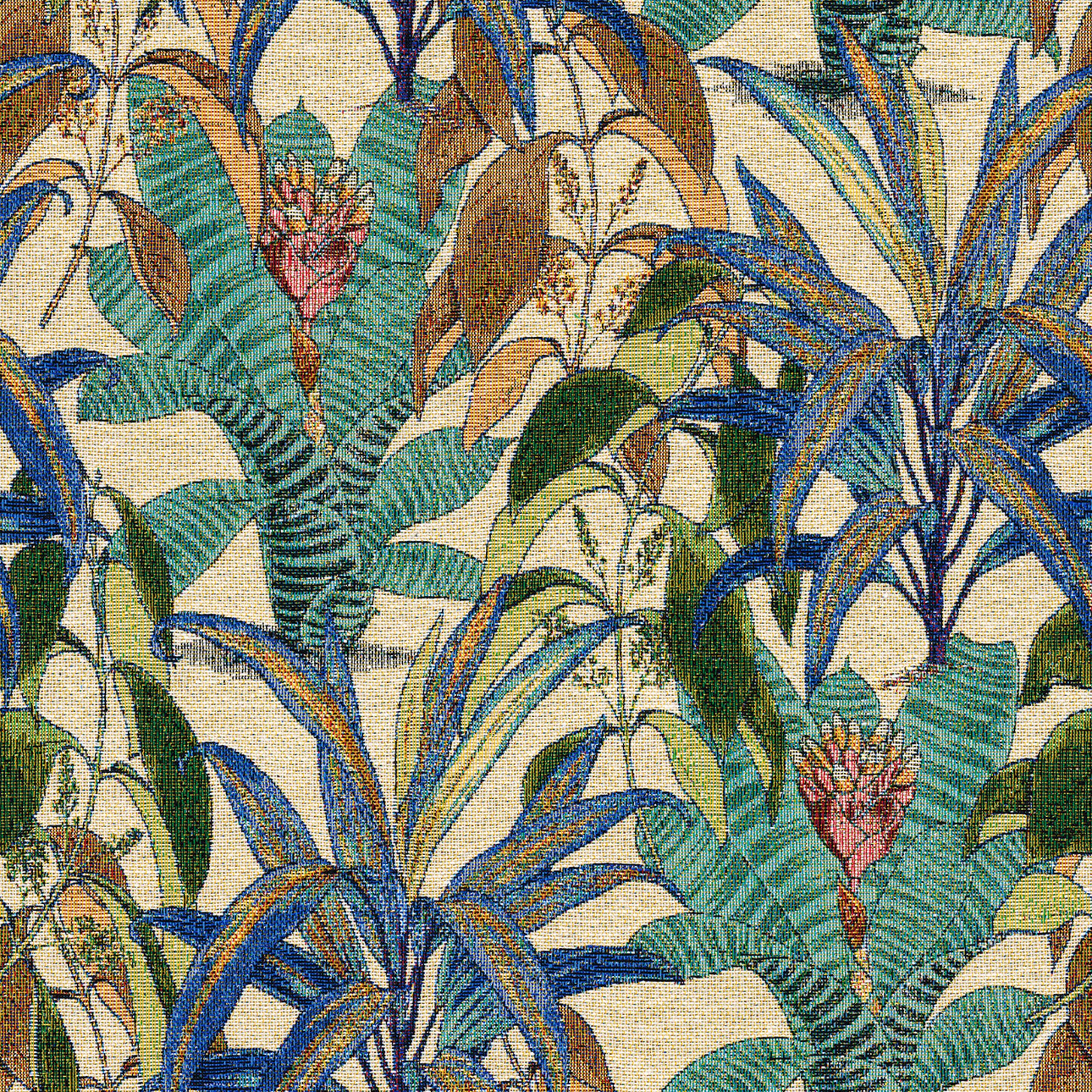 Intenso Premium 144-29 motifs végétaux vert et bleu