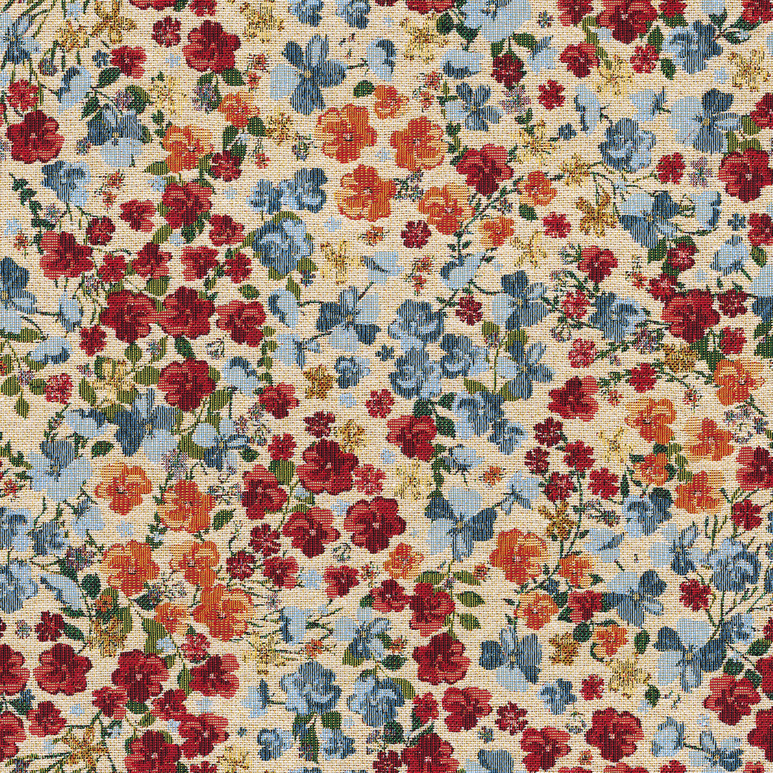 Intenso Premium 144-30 petites fleurs colorées sur fond beige