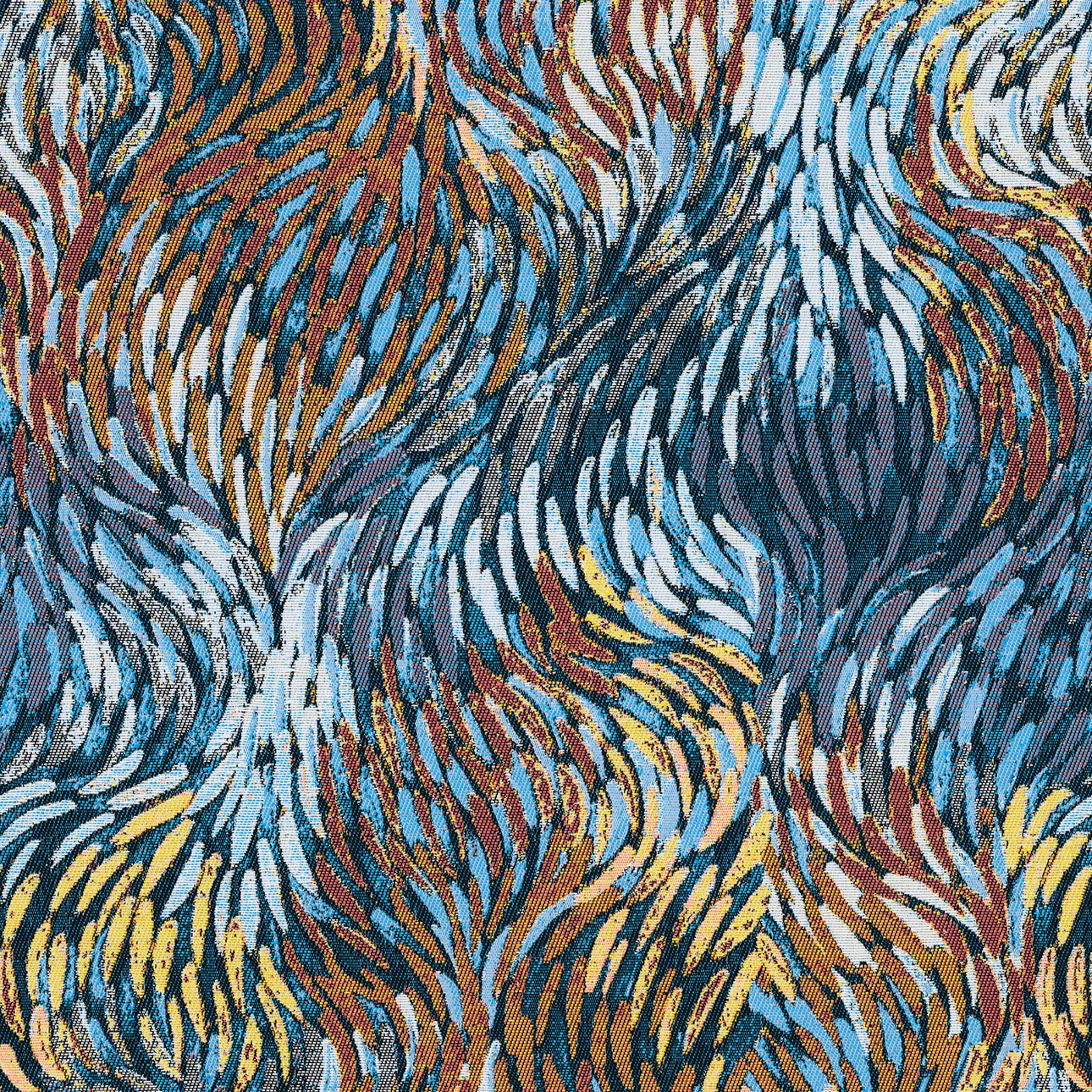 Intenso Premium 144-37 motif abstrait bleu-orange