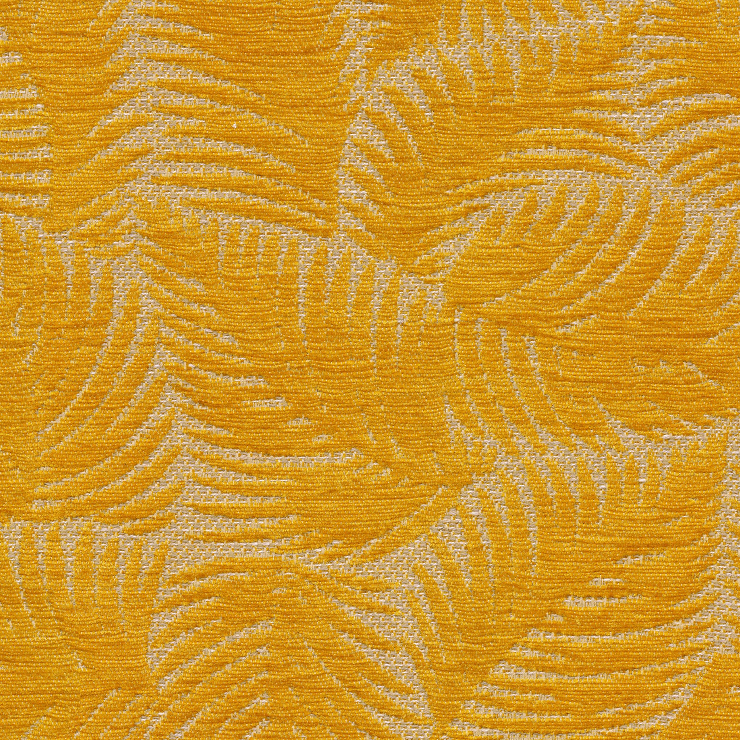 Cosy Home 144-88 feuilles de fougère couleur miel sur fond beige