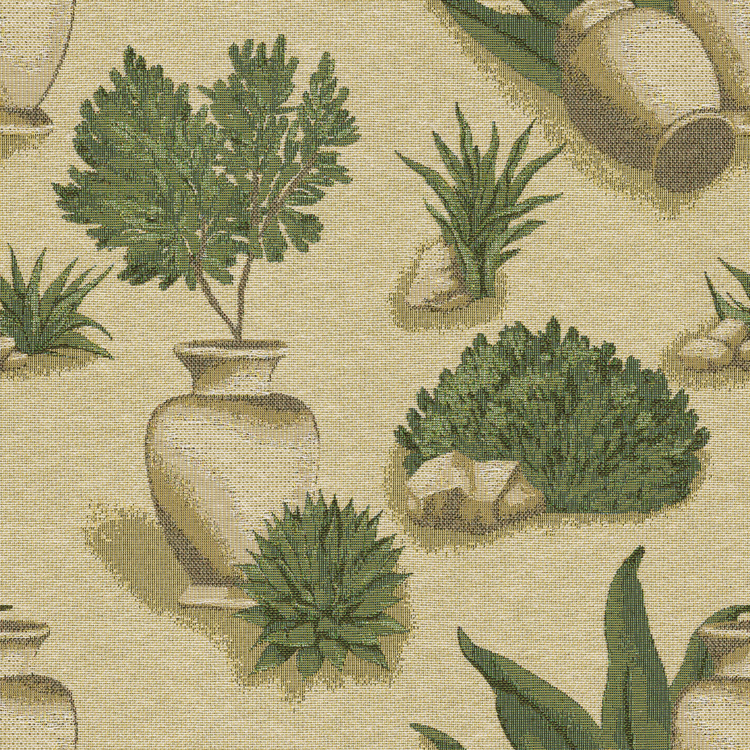 Intenso Premium 145-09 motif végétal beige-vert