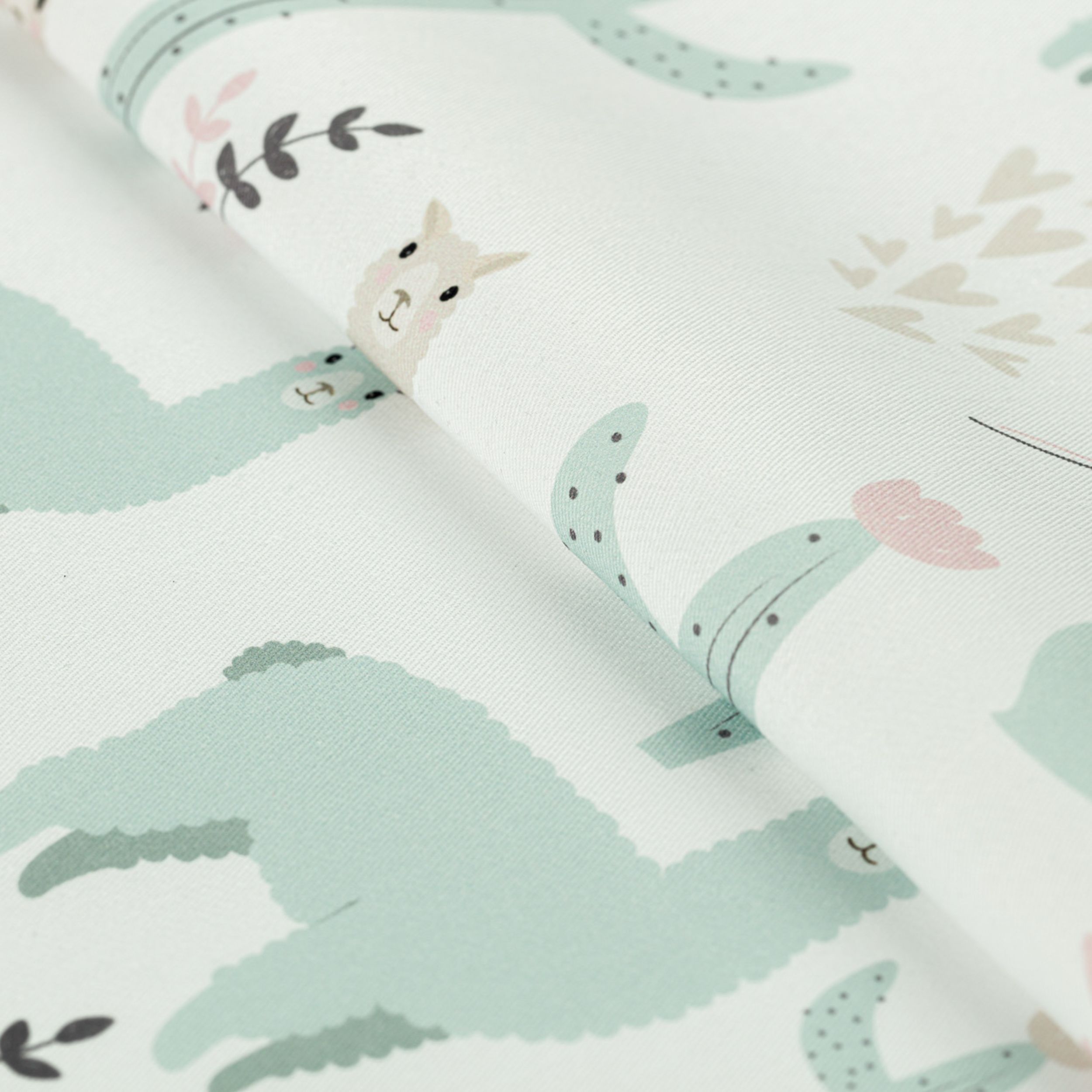 Magic Collection 500-01 lamas pastel sur fond blanc
