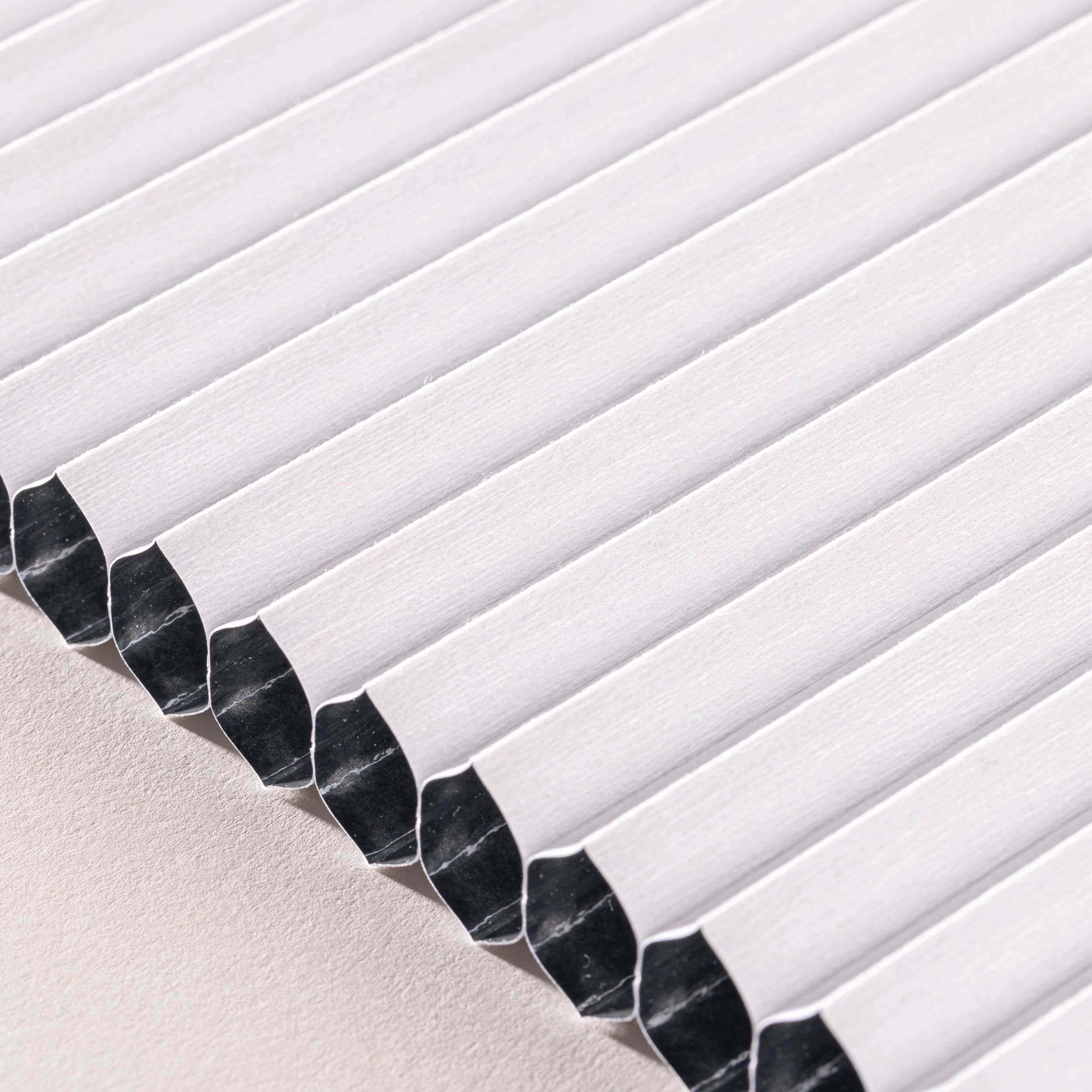 Blackout ALU – stores plissés Honeycomb HA-100 blanc froid